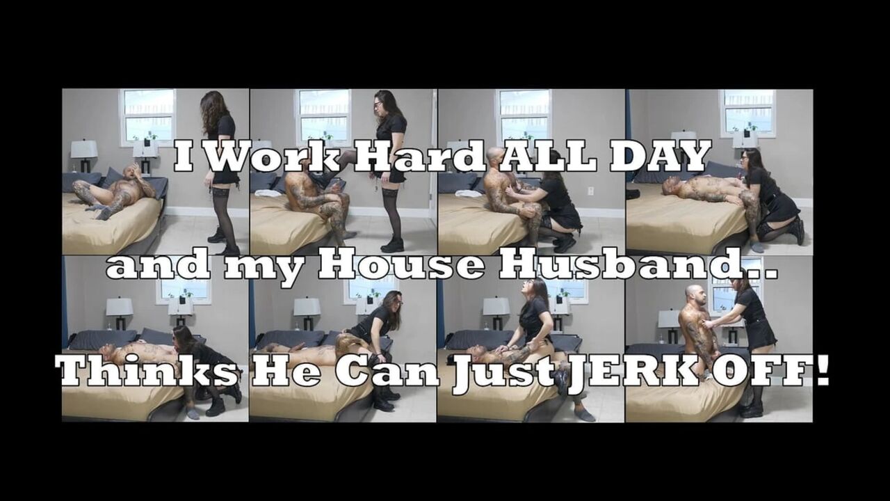 Caught My House Husband Jerking off - Oh Hell No