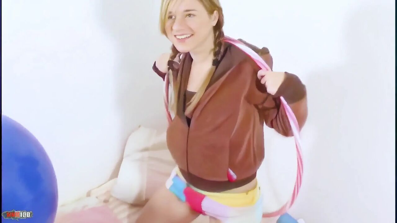 Monica-vera: Beautiful Petite Blonde Monica Vera Strips and Gets Hot on Camera