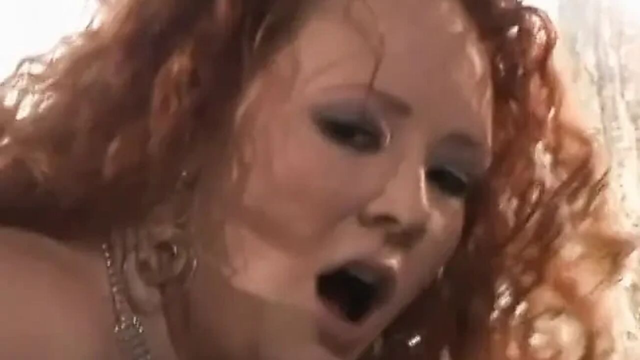 Big cock destroy redhead's asshole