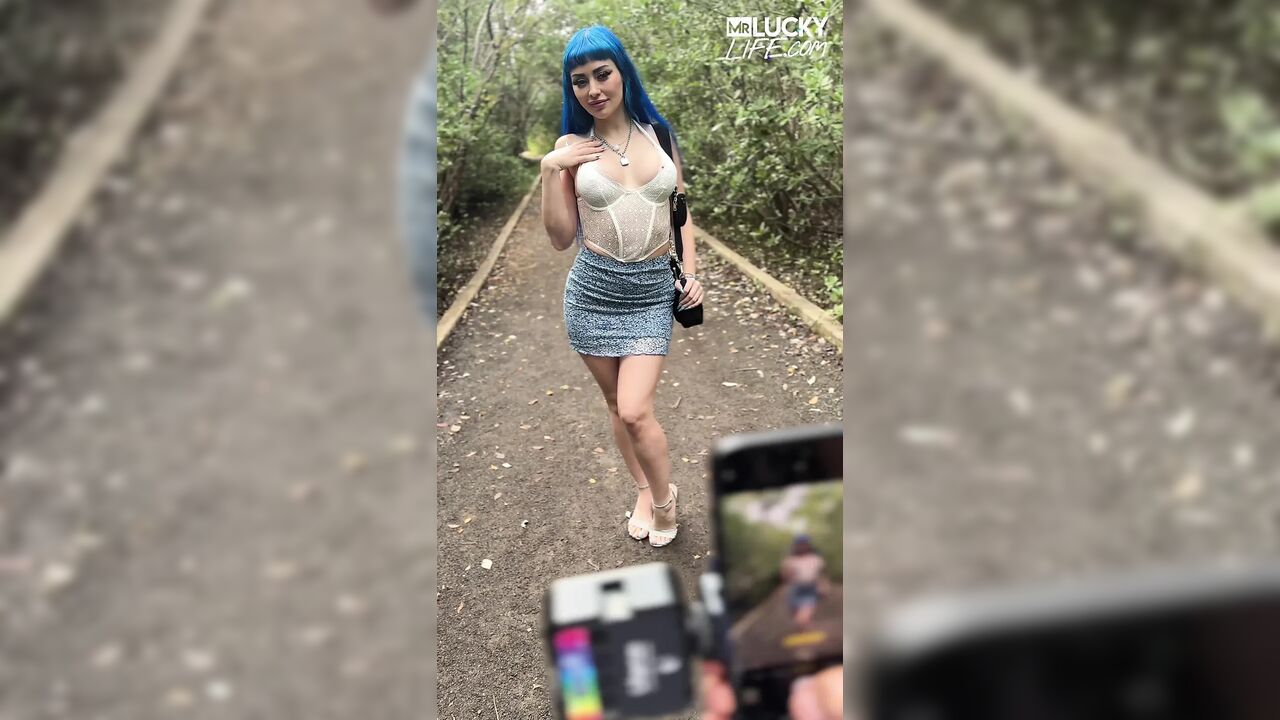 Jewelz Blu Is A WILD Woman When You Bring Her Outdoors