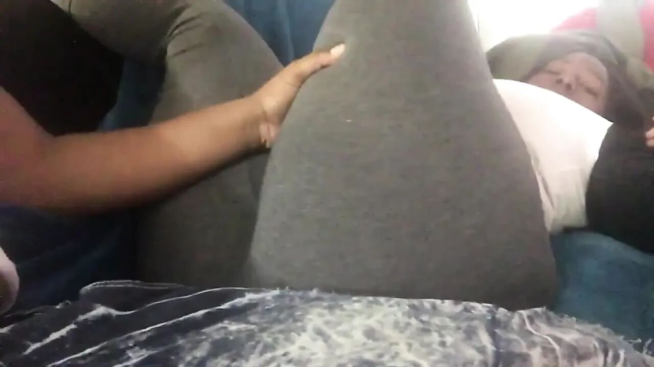 I told to raise that leg up so i can see that pussy print