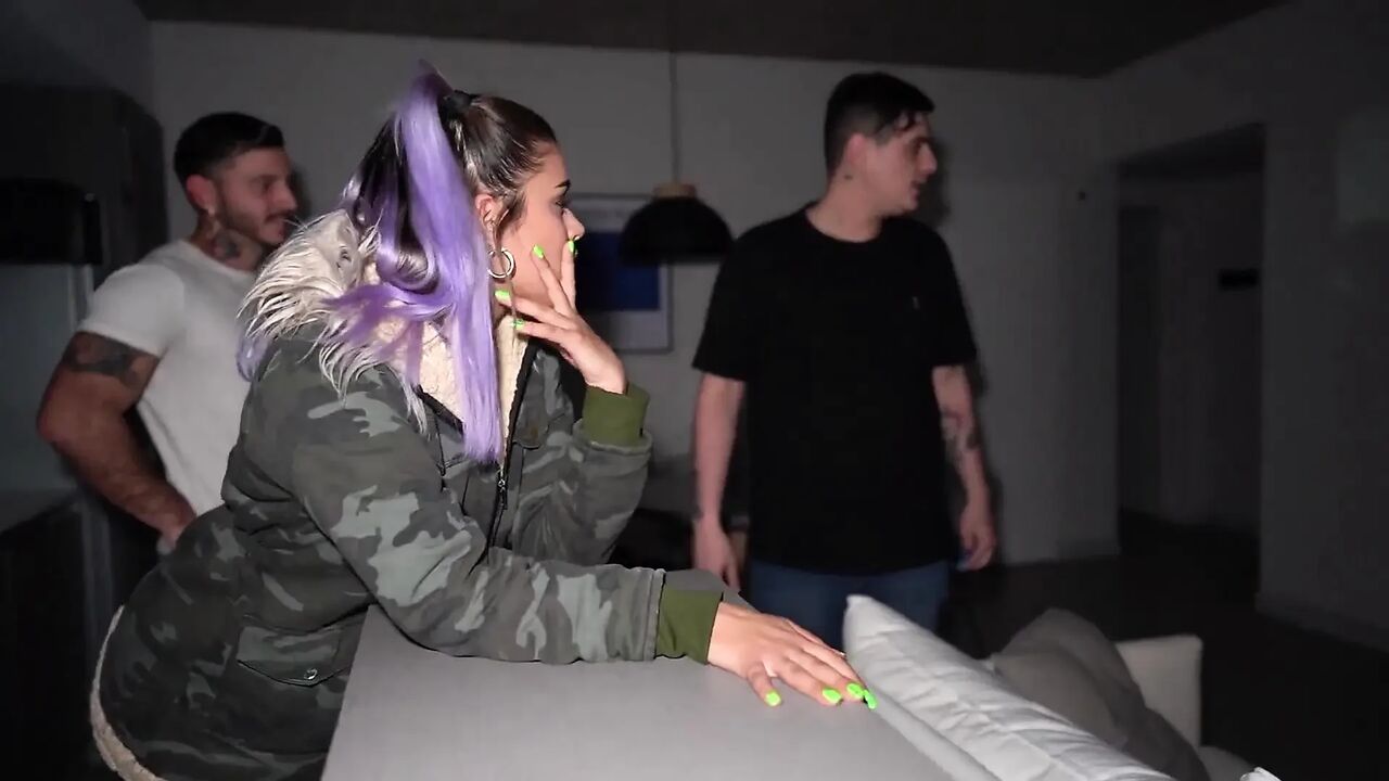 Lights Out! We Wanted to Rent a New Place but We Ended up Fucking Hard