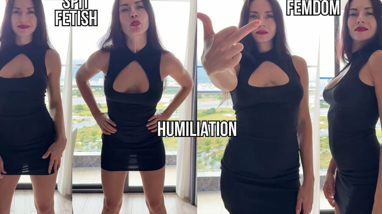 I Spit and Humiliate You, Fucking Slave & Femdom Humiliation