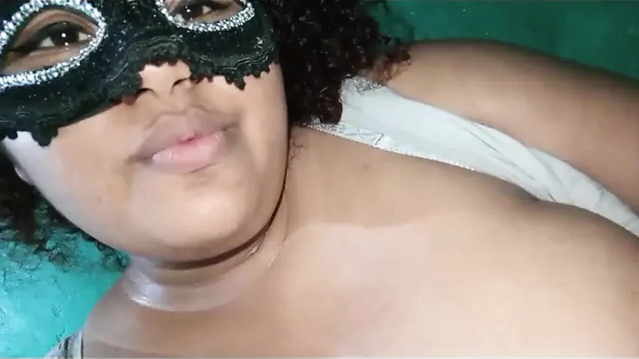Chubby Girl with Big Tits Masturbates Alone at Home.