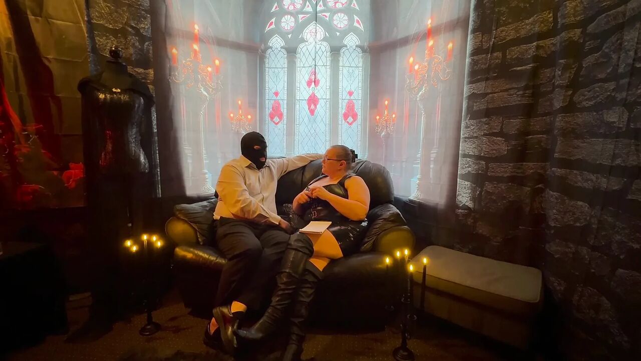 Domina Satana interviews her new lady Marie.