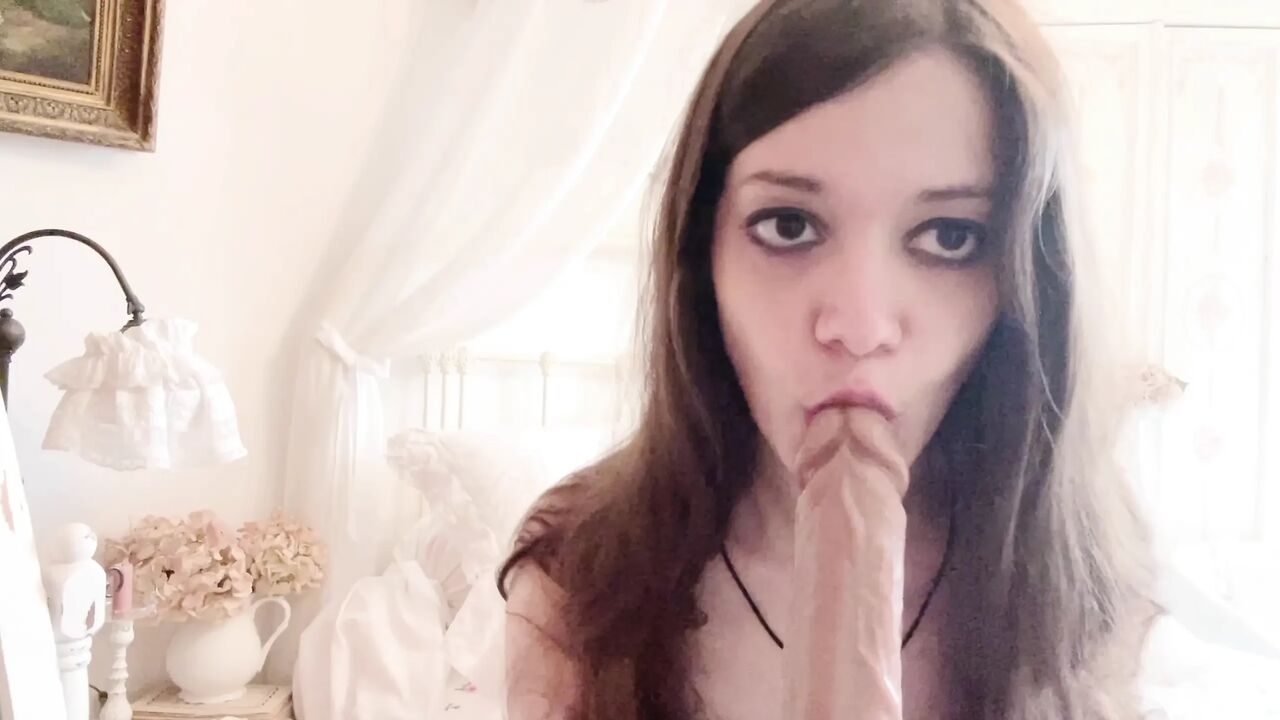 playing with my soft pale tits - DOLLSCULT
