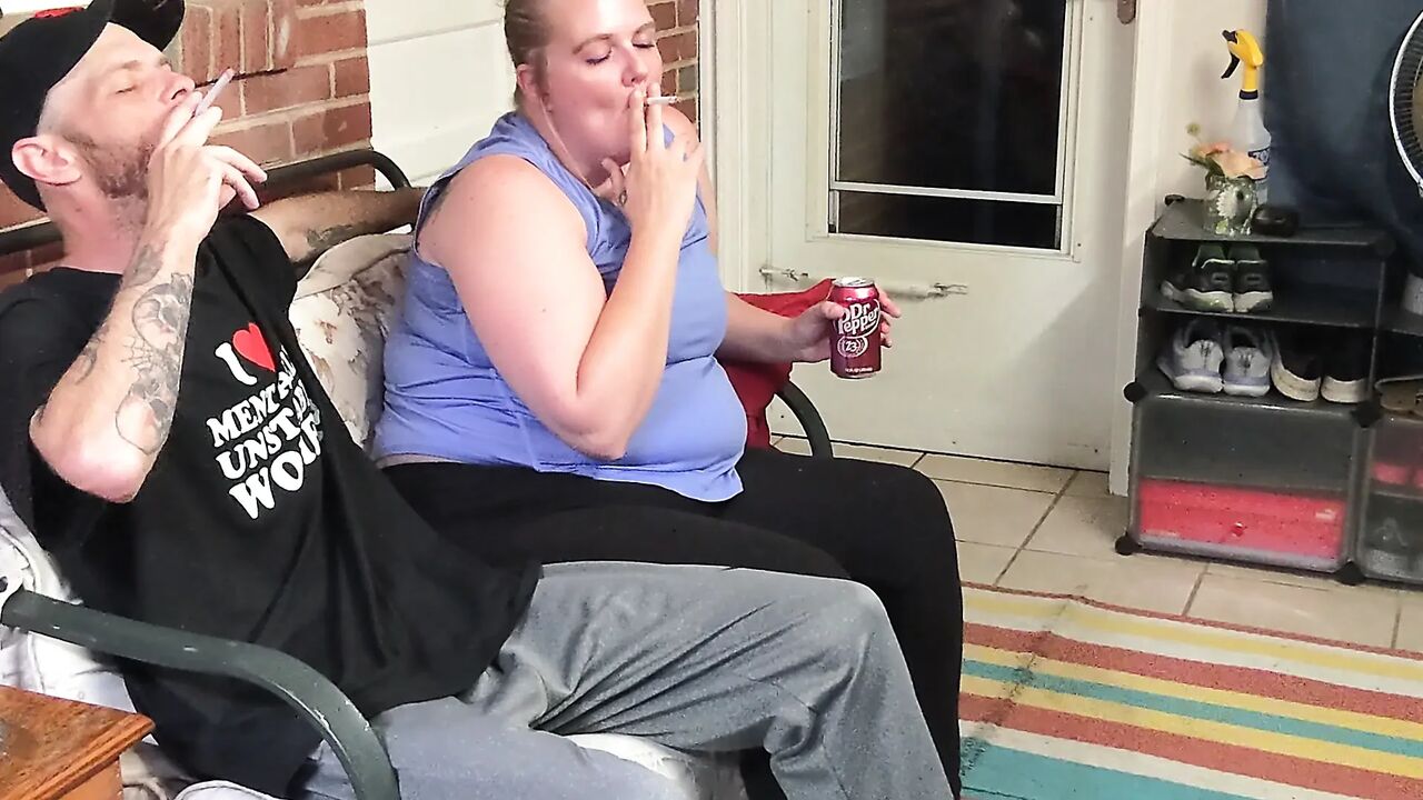 Cheating Wife Caught Giving the Neighbor a Blowjob and Smoking!