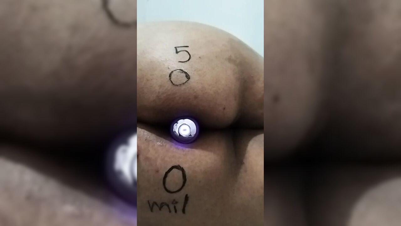 Celebrating 5k on Twitter (X) with a delicious anal