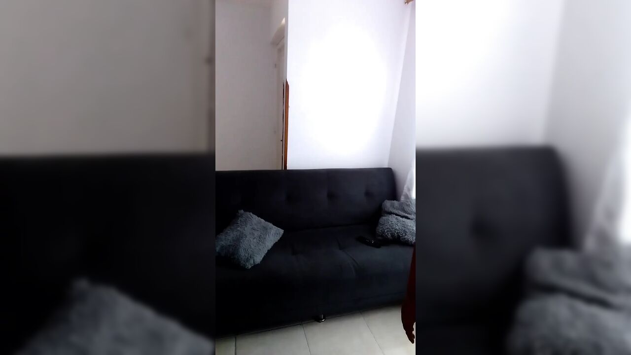 My wife sends me a video showing me her pussy in the living room.