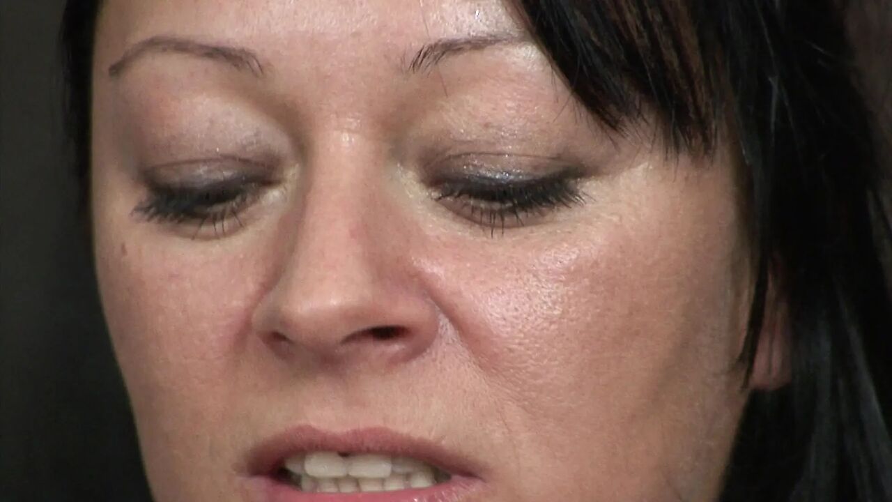 German brunette MILF play with sex toy than fuck during casting
