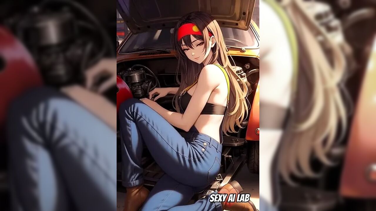 Anime Babes Revving Engines: Sexy Rides Compilation