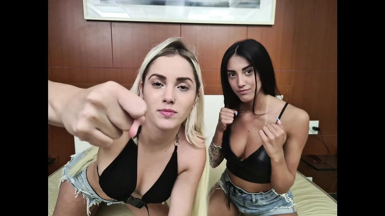 Catfight extreme hard fight between two top rivales