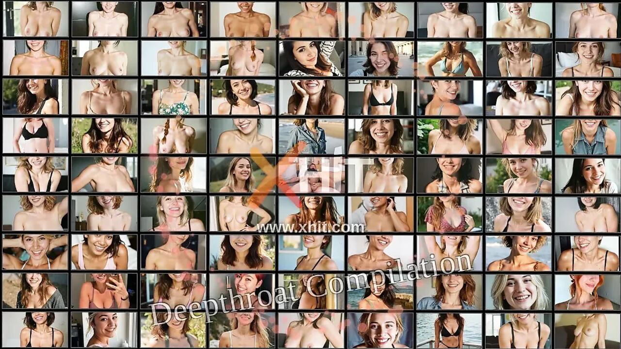 Intense Deepthroat Compilation with Carmen Croft and Friends