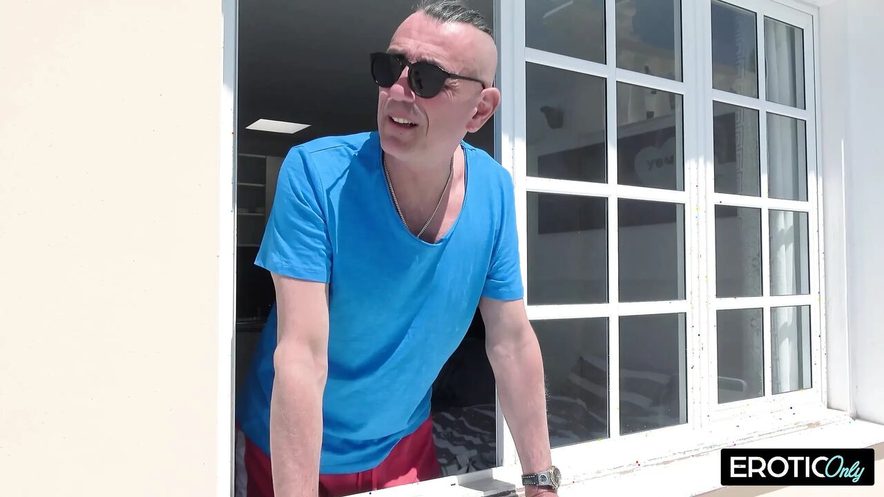 Sweet German Babe Gets Fucked by Stranger at the Pool While on Vacation