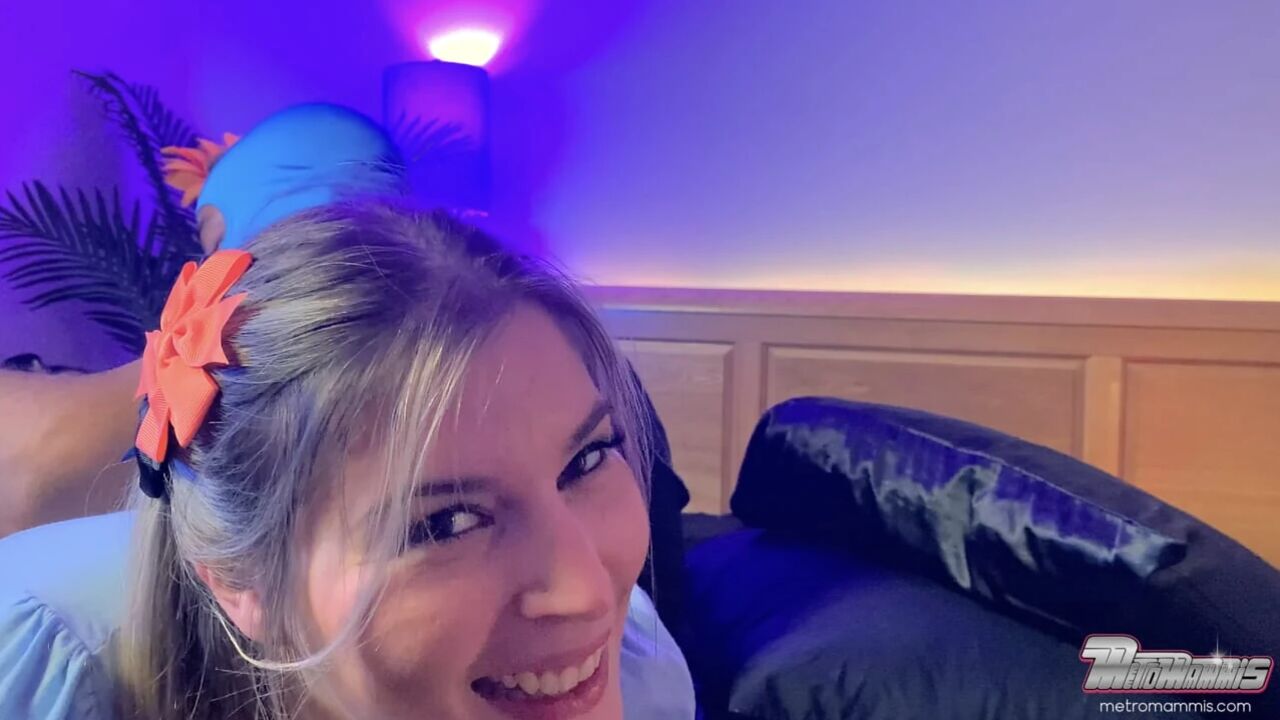 Sexy Blonde Takes Advantage Of Her Neighbor’s Black Cock