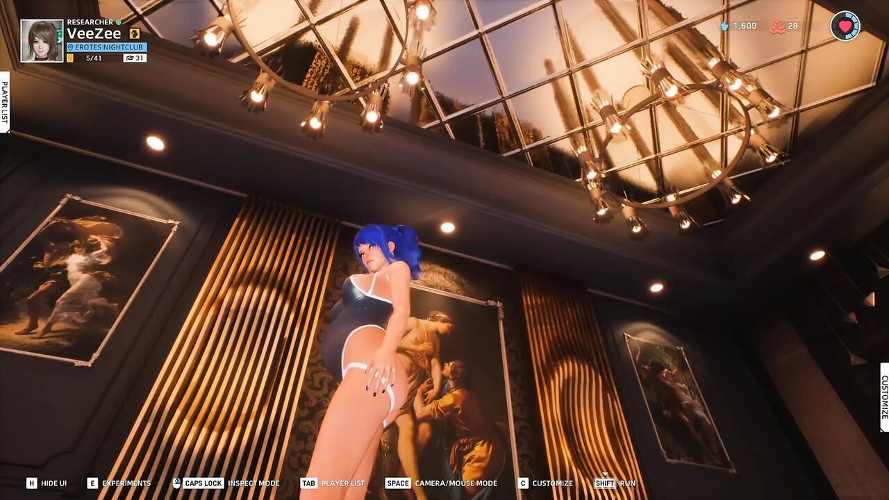 Pregnant female goes to the club to have some fun
