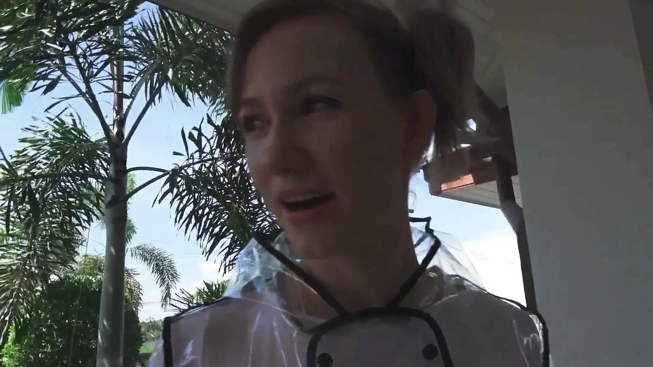 Naughty college girl gives a deep blowjob