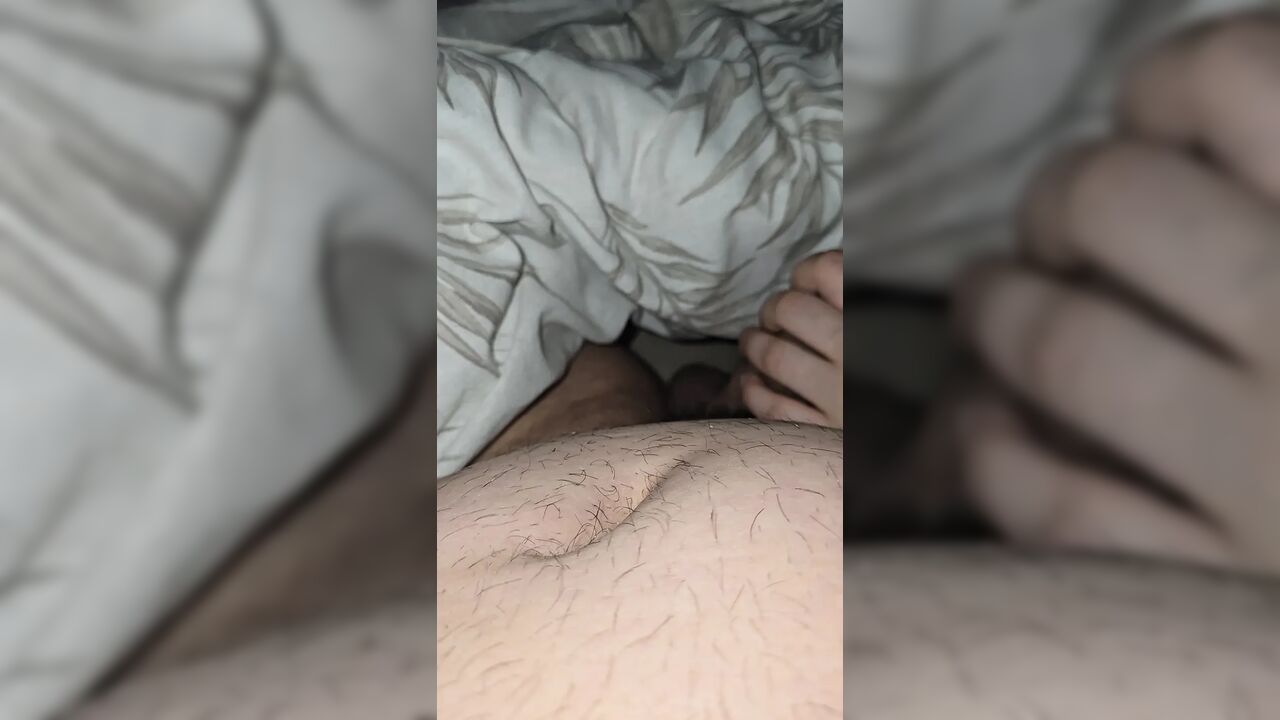 Step mom was excited to see step son rest and wanted to relax him with her hands