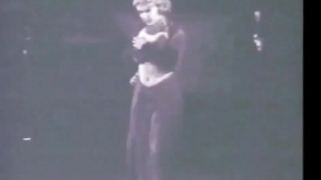 Vintage wild blonde striptease
