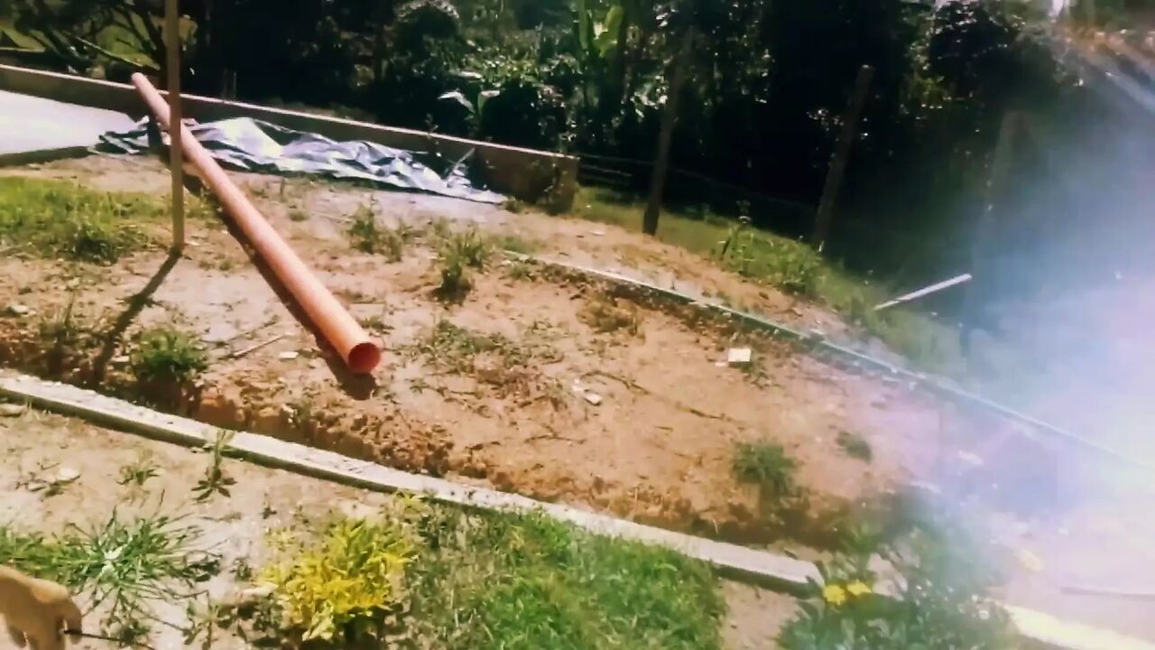 Britanny Has a Squirt in the Patio of Her House