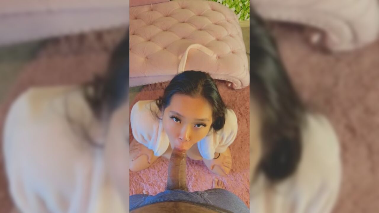 sucking his balls and cock extra sloppy after work POV BLOWJOB CUMSHOT IN MOUTH FACIAL