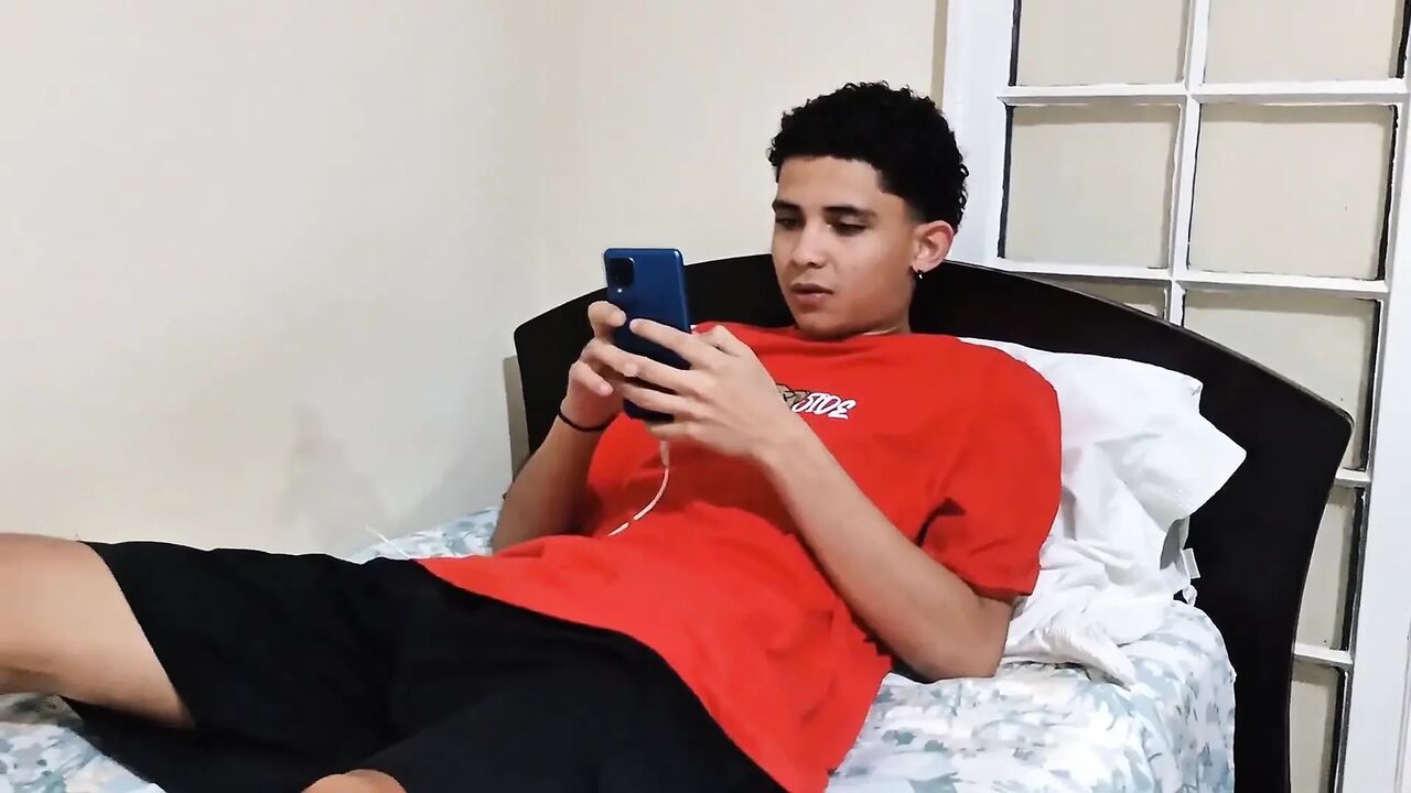 Stepson Hides in Closet to Watch His Hot Stepmom She Finds Out and Fucks Him