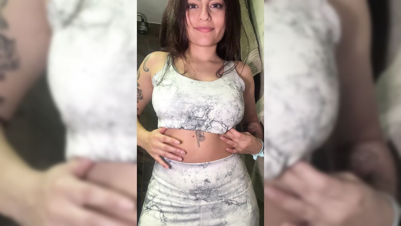 POV: Your College Roommate Can't Study, so She Takes a Shower & Has 3 Loud Orgasms