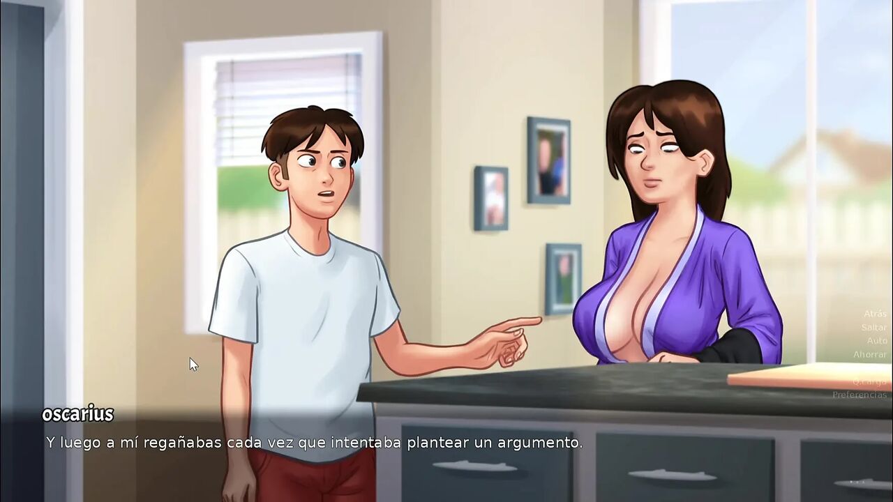 Hot kisses that end in lust with my stepmom