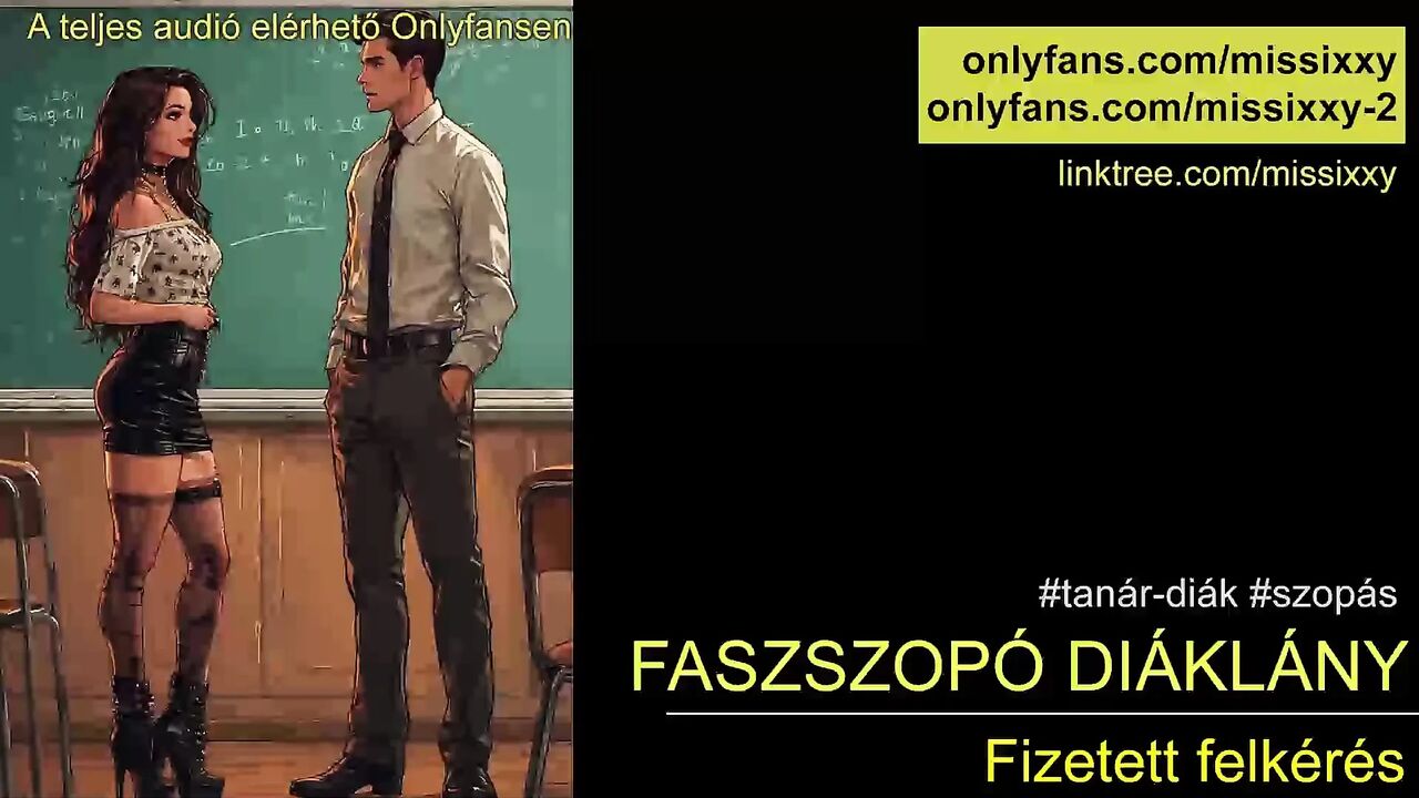 Cock sucking schoolgirl - Hungarian audio