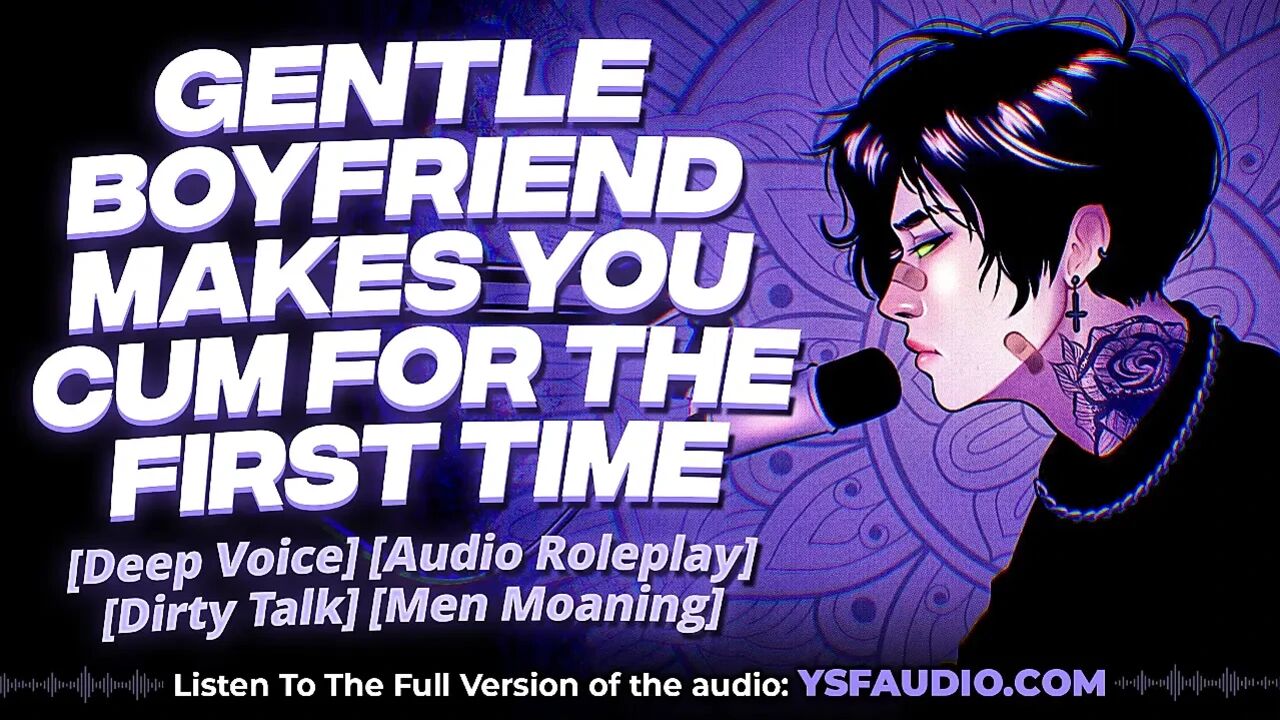 (Audio) Sweet Gentle Boyfriend Makes You Orgasm for First Time - Men Moaning - Roleplay Audio