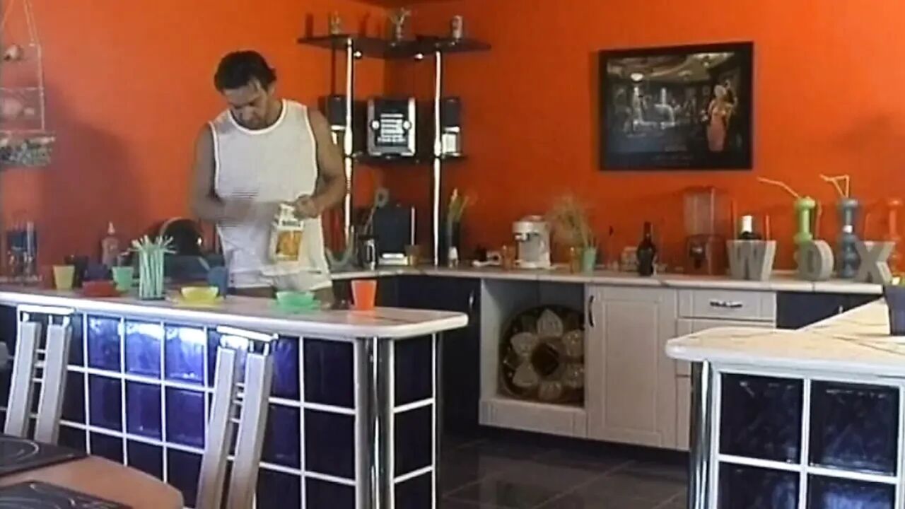 This Busty Girl Gets Her Ass Dropped in the Kitchen