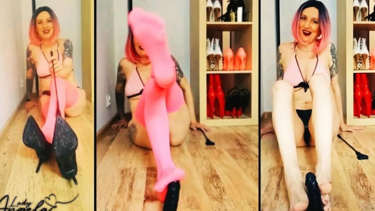 Lady Angela Foot Fetush Dream Clip MILF