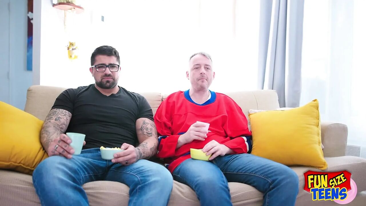 FunSize Teens - A Petite Teen is Fucked in the Ass and DP by Two Dudes