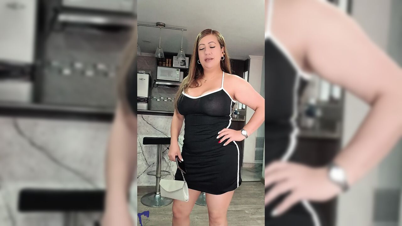 Latina MILF Roommate Fucks Cheating Before Boyfriend Arrives, Swallows Cum From Condom and Smears It on Tits
