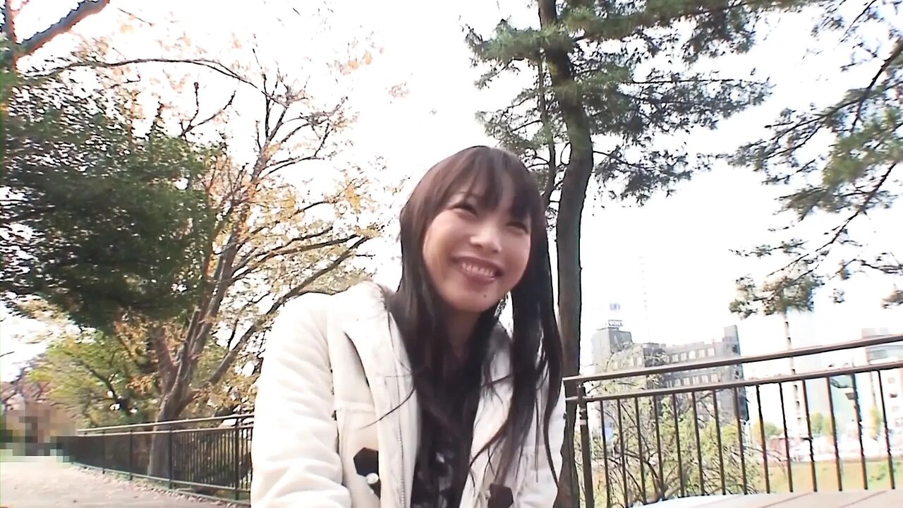 Morning pickup of sexy Japanese girl ready for a fuck