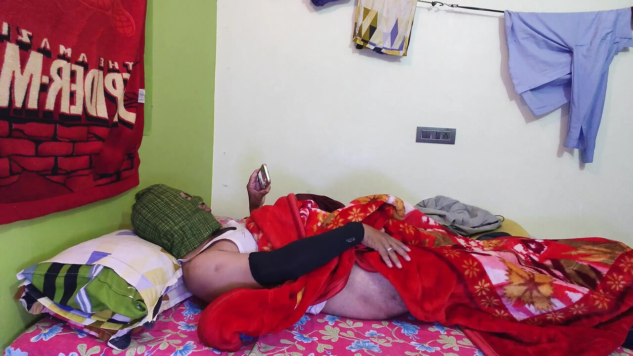 Desi Wife woke middle of the night made her suck husbands dick and have sex