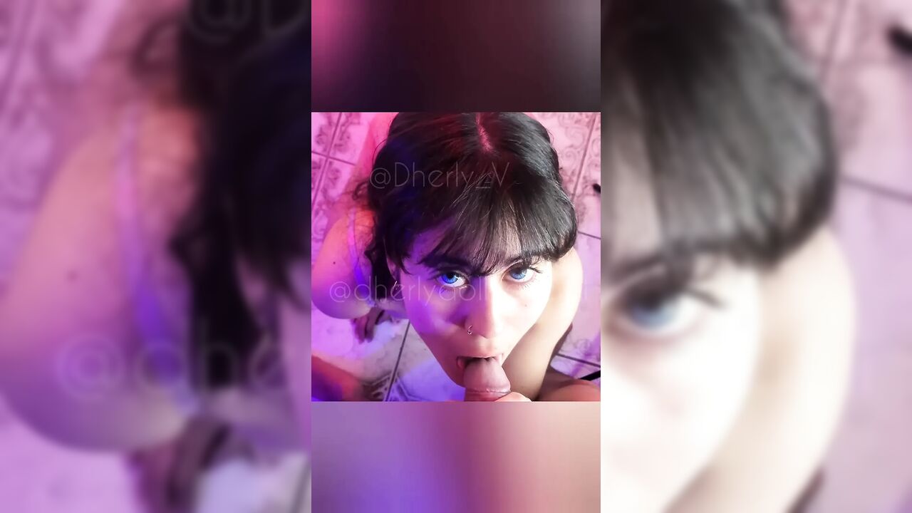 My Friend Lent Me His Girlfriend and She Gave Me a Blowjob, She Was Thirsty for Cum.