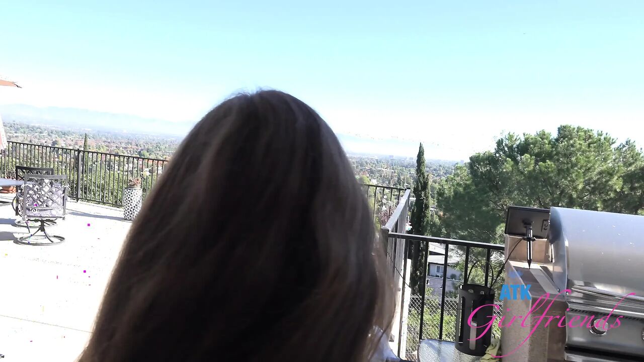 Amateur Model BTS car fun and vacation and massive foreplay in the car warming your cock up for later POV