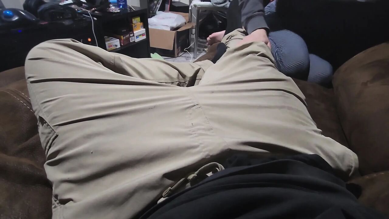 Pov couch fuck