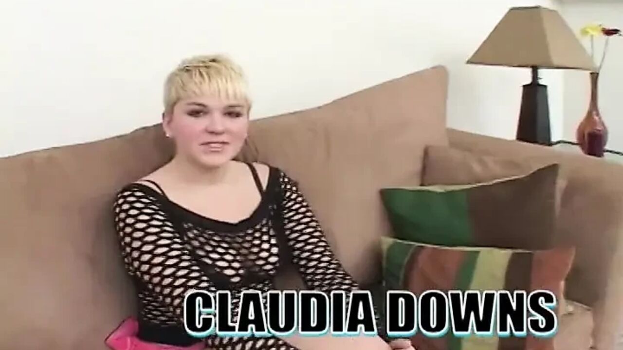 Blonde sucks a monster black cock then gets fucked to a mouth cumshot
