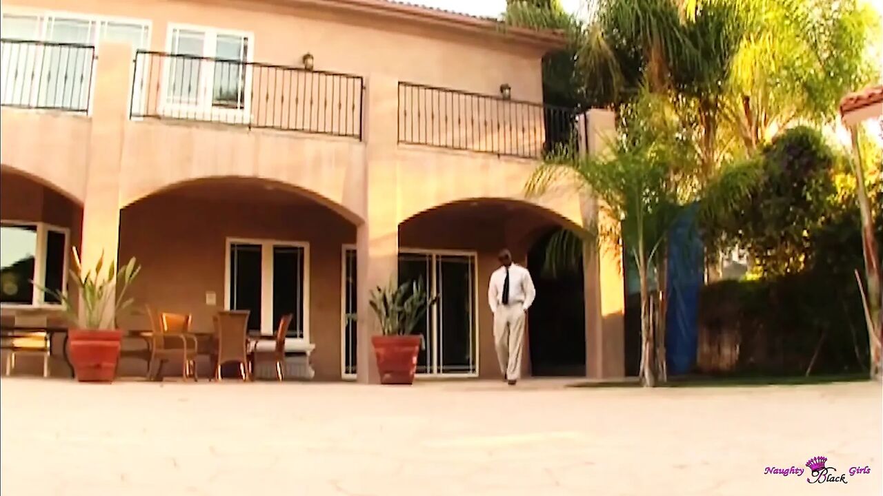 Breathtaking MILF Sunny Day Is Sucking and Fucking a Long Black Dick to the Balls.