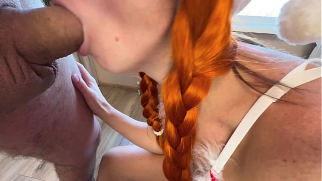 Rubbing Step Sister's Virgin Pussy With Cock Until They Have A Mutual Orgasm - Kinky Christmas Games