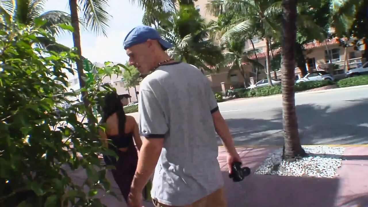 Stunning blonde with big boobs picked up and fucked