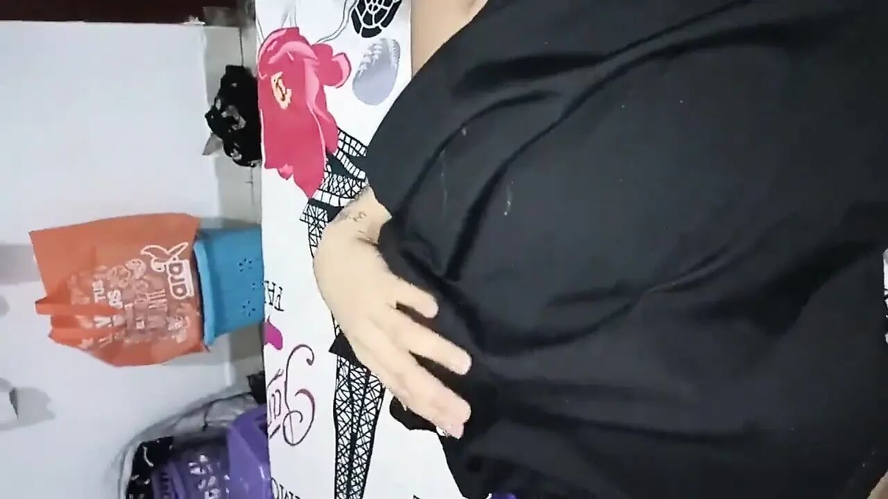 18 year old brunette big saggy tits from New York United States fucking her stepbrother's big dick part 79