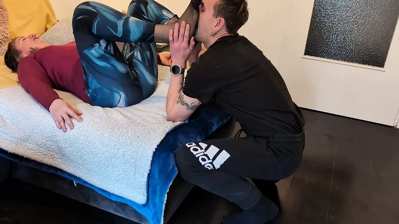 Stepmothers pussy sniffing so good