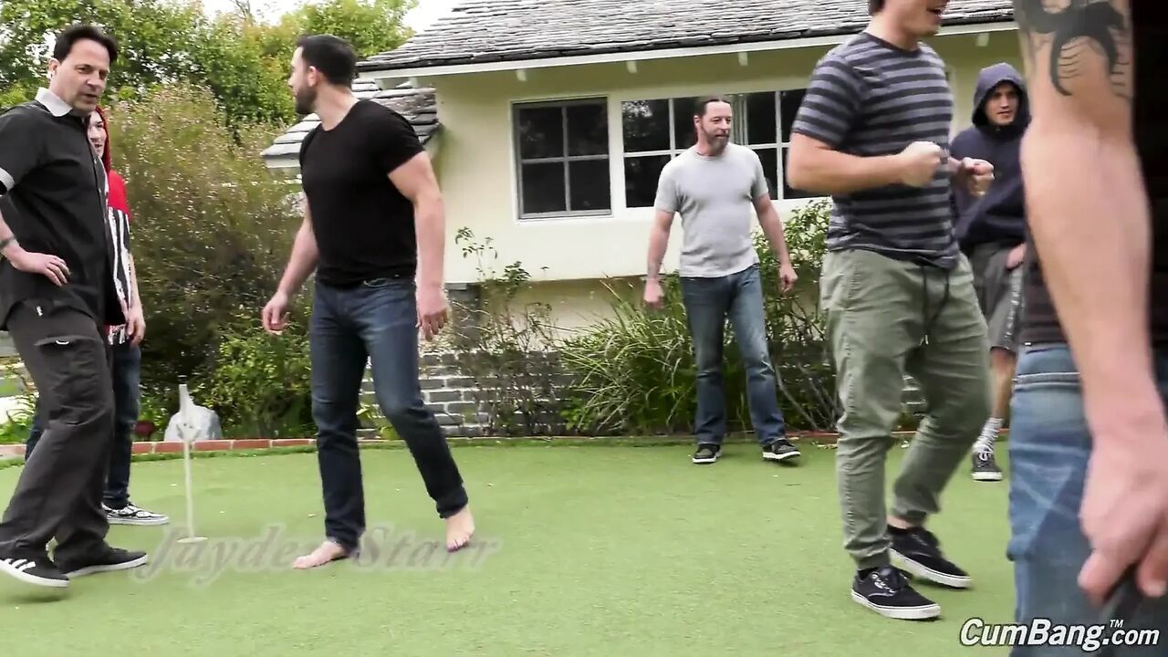 Bachelor gangbang party - Jayden Starr