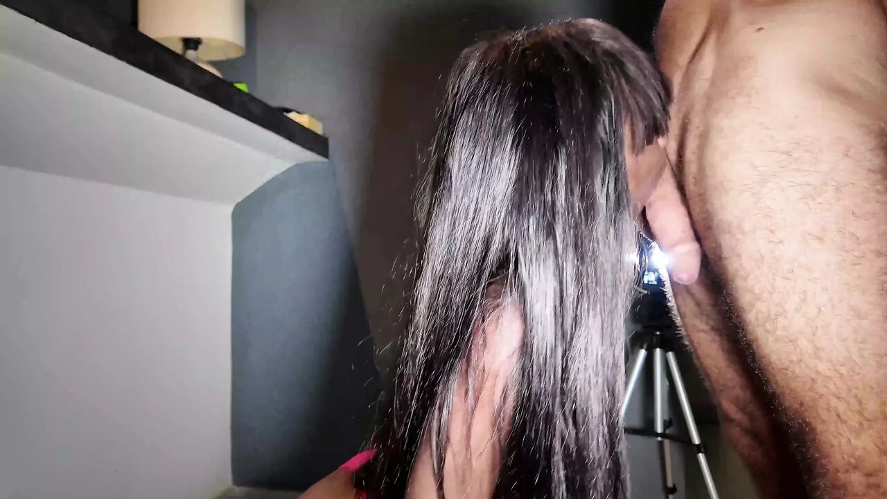 Small Perky Tits Ebony Blowjob and Cum in Mouth