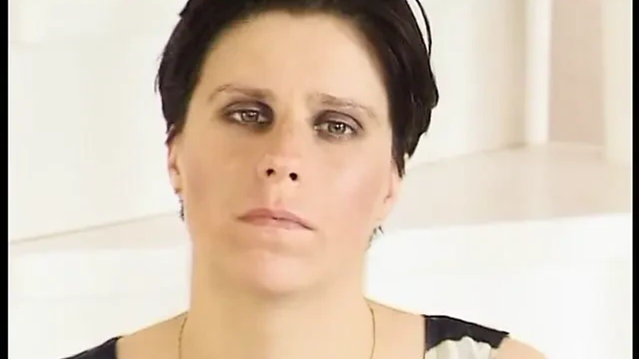 Pregnant brunette girl is filling her pussy with a dildo