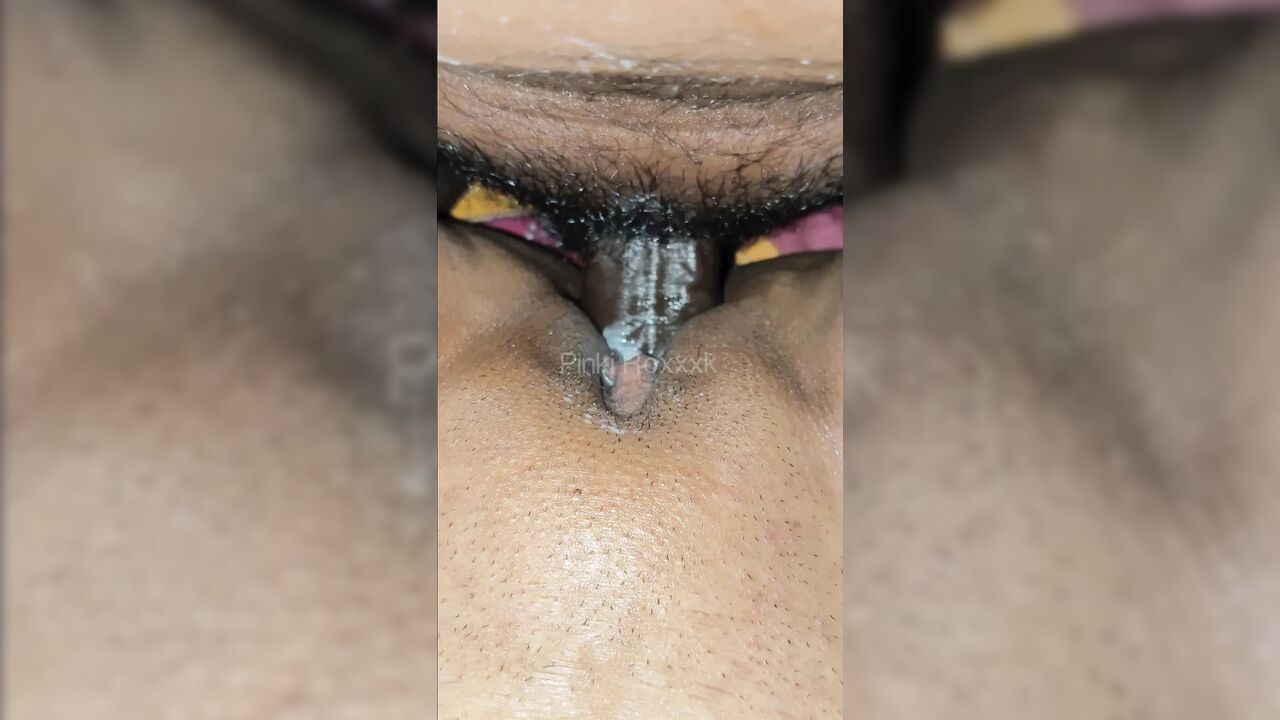 Cum inside pussy close-up Pinki Roxxxk