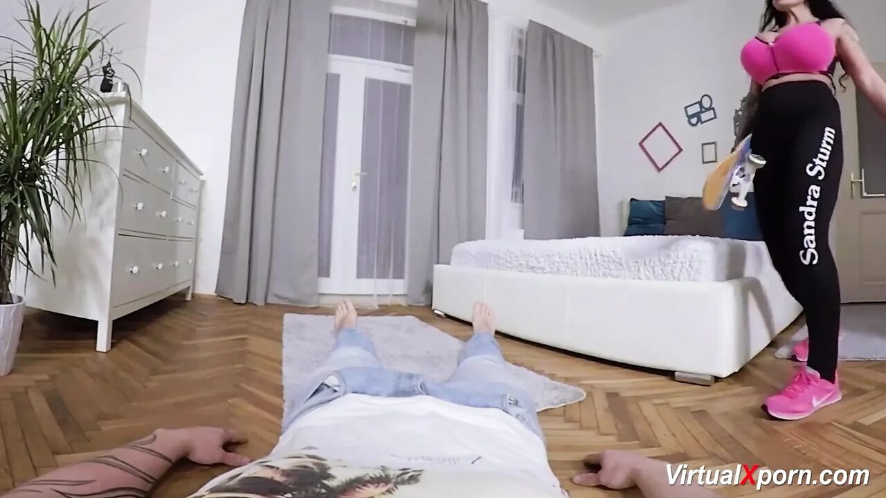 Monster boob milf Sandra Sturm rough POV fucked